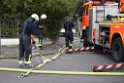 Dachstuhlbrand Koeln Poll Geislarerstr P627